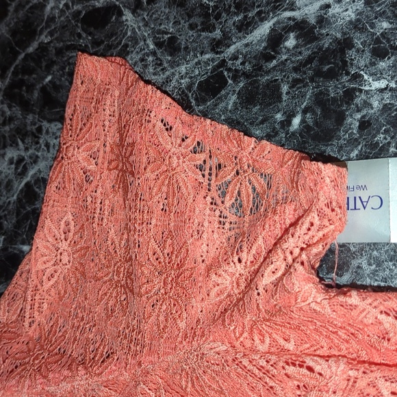 Crochet Peach Dress - Picture 8 of 12